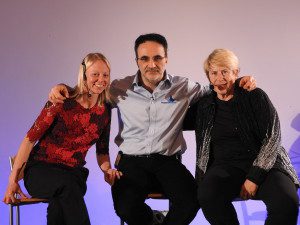 Professor Noel Fitzpatrick with Dr Chris Zinc and Natasha Wise who all lectured at the Inaugural FORWARD Symposium at the Wildwood Golf and Country Club in Alfold, Surrey