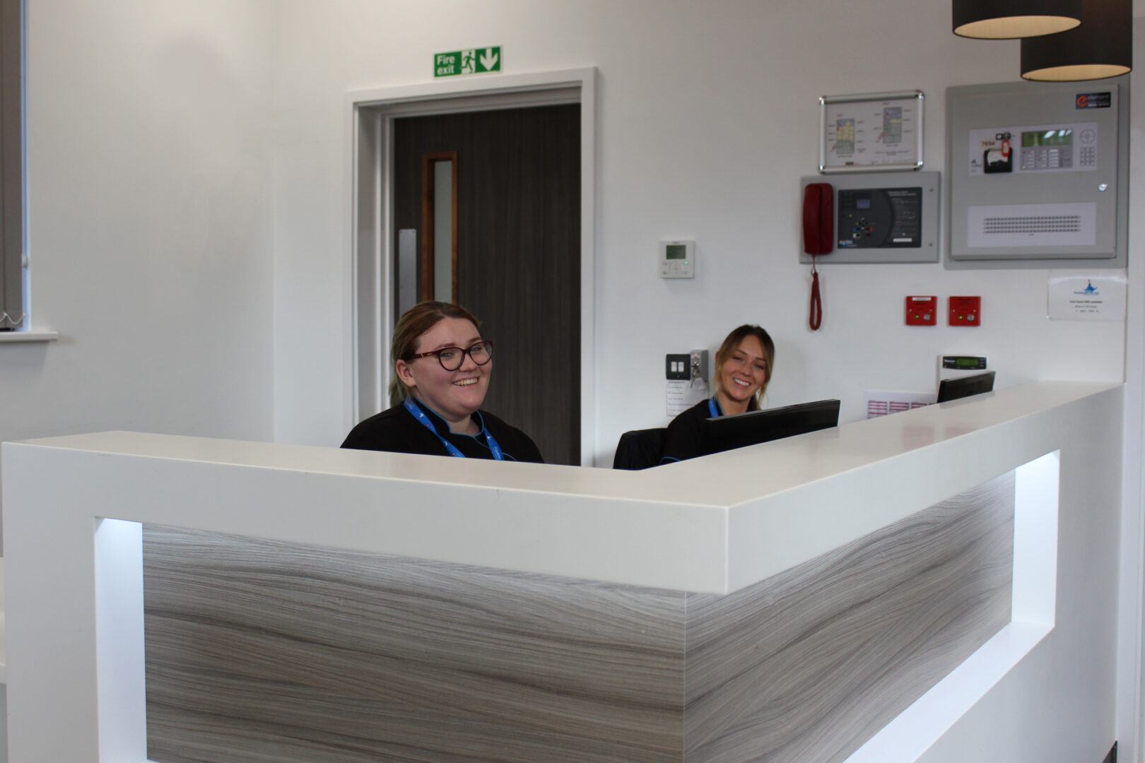 Receptionists at Fitzpatrick Referrals Orthopaedics and Neurology