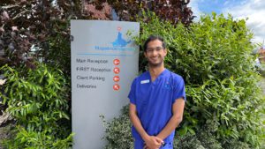 Veterinary Surgeon Hrithik Varma at Fitzpatrick Referrals