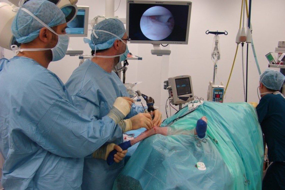 Arthroscopy of the elbow joint