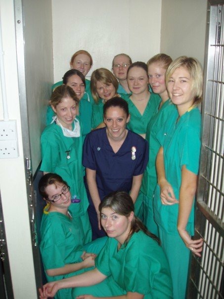 Kelly and the veterinary nursing team at Fitzpatrick Referrals