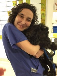 Intern Leanor with a patient Leanor Roses, Intern at Fitzpatrick Referrals