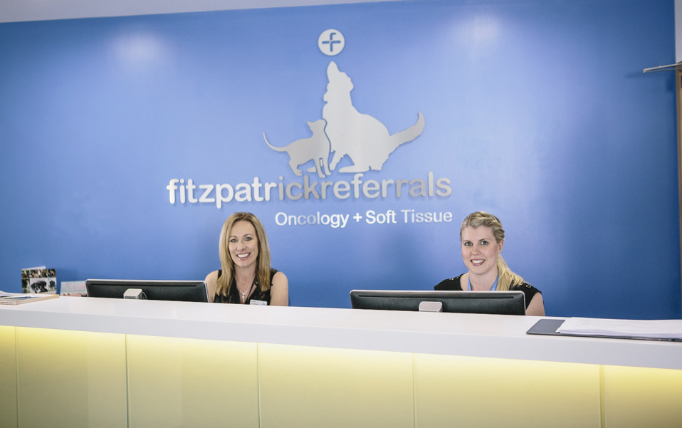 Reception at Fitzpatrick Referrals Oncology & Soft Tissue