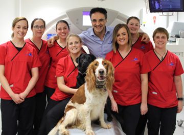 Advanced Diagnostic Imaging team with Noel Fitzpatrick on World Radiography Day 2018