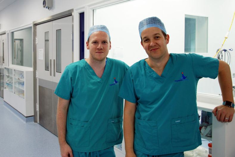 Gerard McLauchlan, Fitzpatrick Referrals and Alex Horton, Royal Surrey hospital